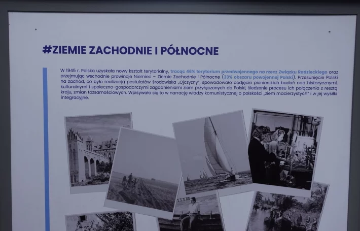 Jedna z tablic wystawy planszowej.